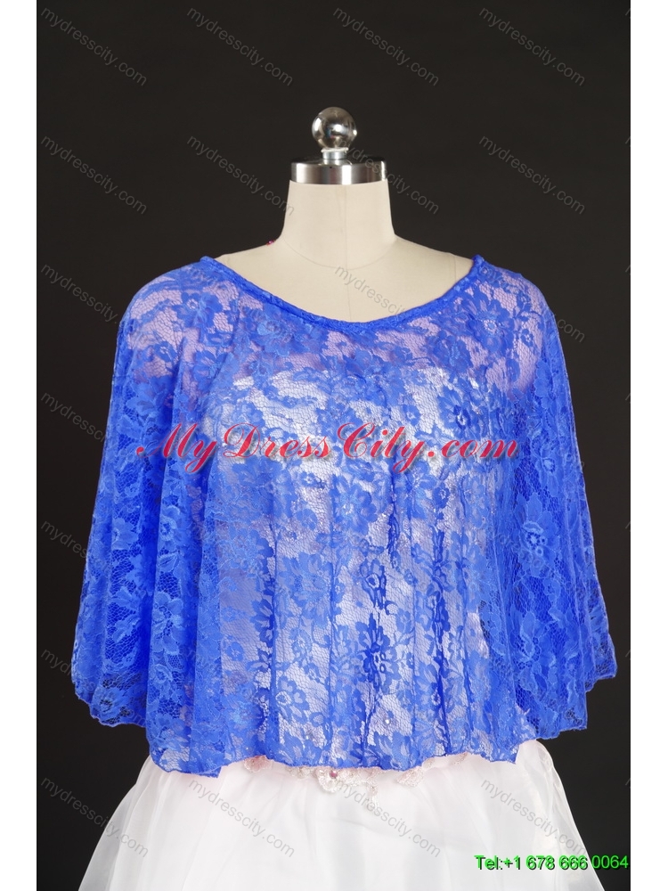 Purple Beading Lace Hot Sale Wraps for 2014