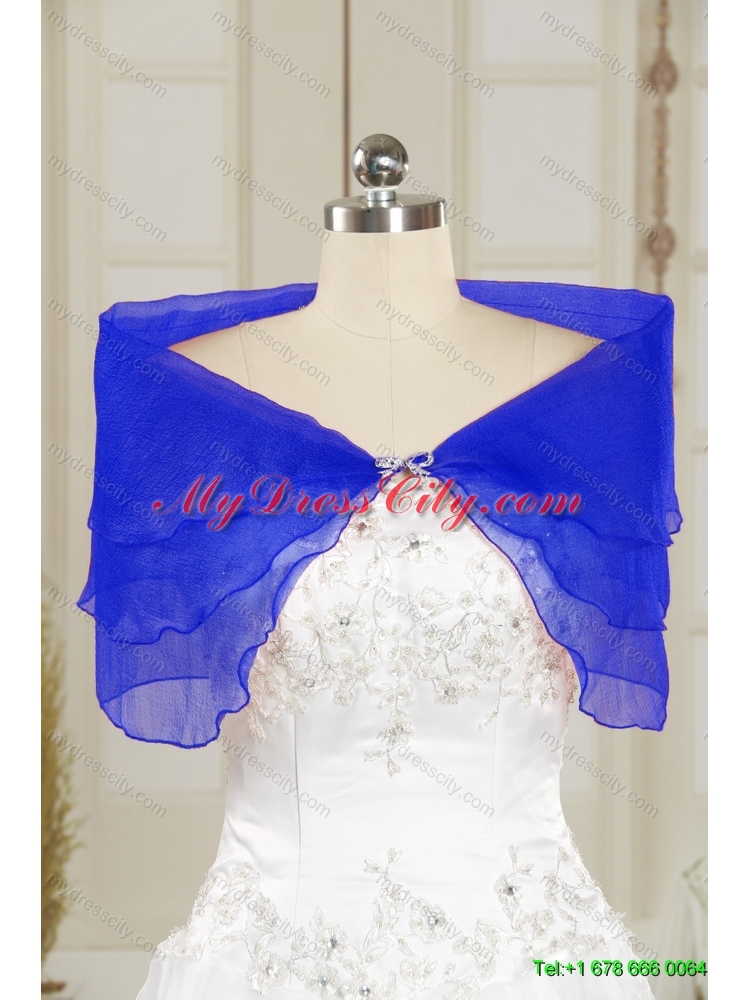 New Style Beading 2014 Shawls in Royal Blue