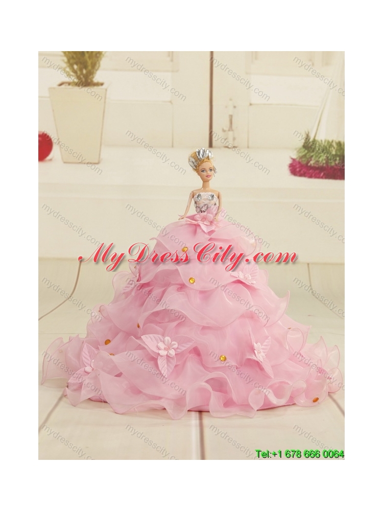 Detachable Beading and Pick Ups Sweetheart Quinceanera Skirts for 2015 Spring