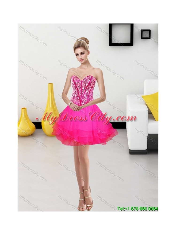 2015 Beautiful A Line Sweetheart Prom Dress with Beading