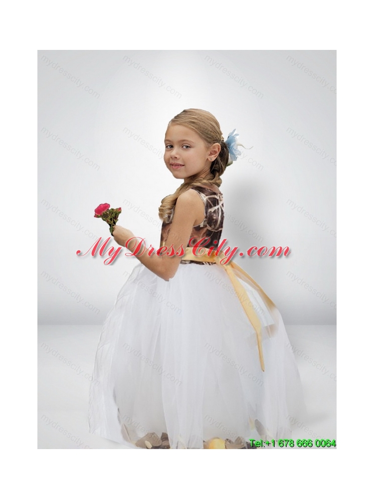 Lovely Ball Gown Little Girl Pageant Dreses with Bowknot