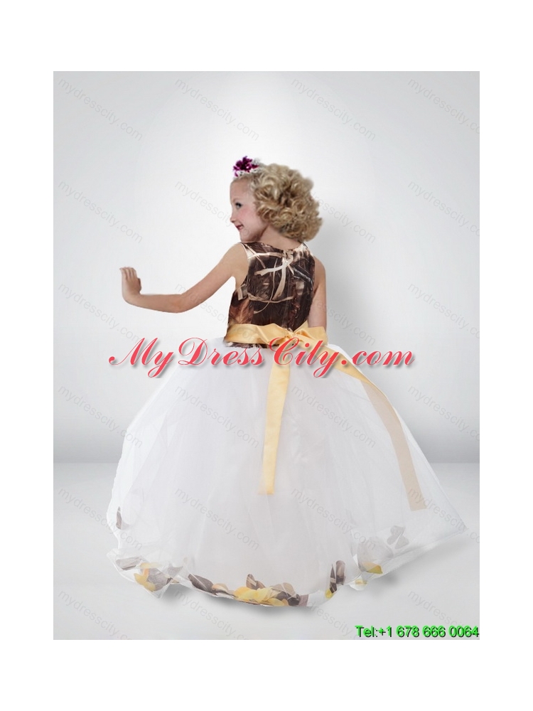 Lovely Ball Gown Little Girl Pageant Dreses with Bowknot