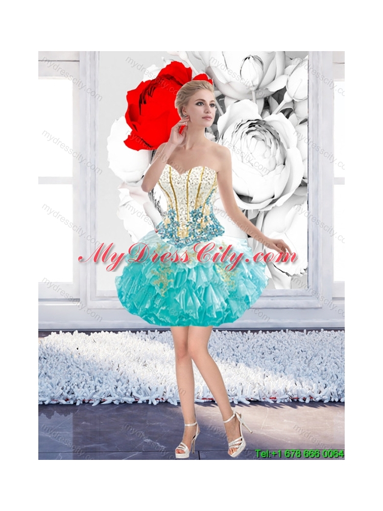 Discount Sweetheart Detachable Quinceanera Dresses with Beading and Ruffles