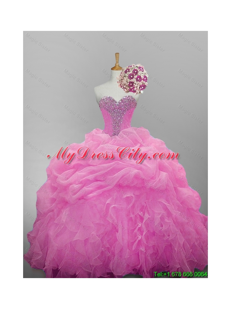 Luxurious Sweetheart Beaded Quinceanera Dresses for 2015