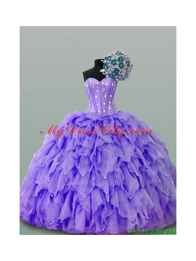 Gorgeous Quinceanera Dresses with Beading and Ruffles for 2015