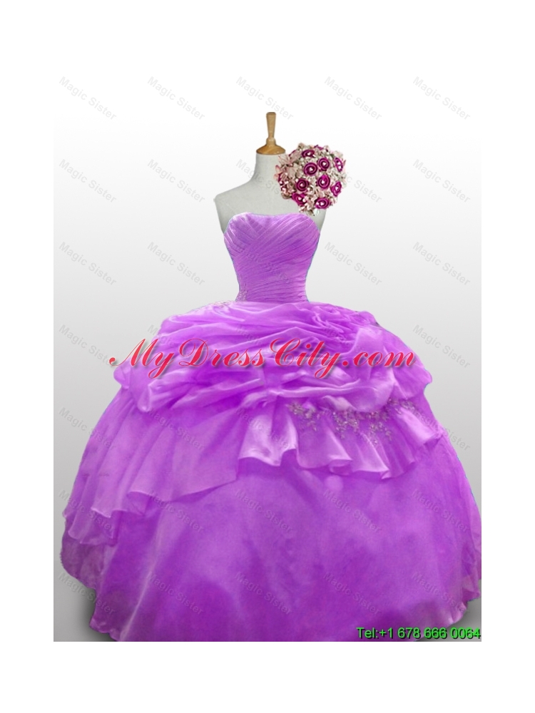 2015 Wonderful Quinceanera Dresses with Beading and Paillette