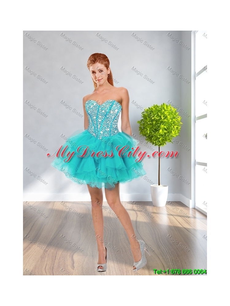 2016 Summer Cheap Sweetheart Detachable Quinceanera Dresses in Multi Color