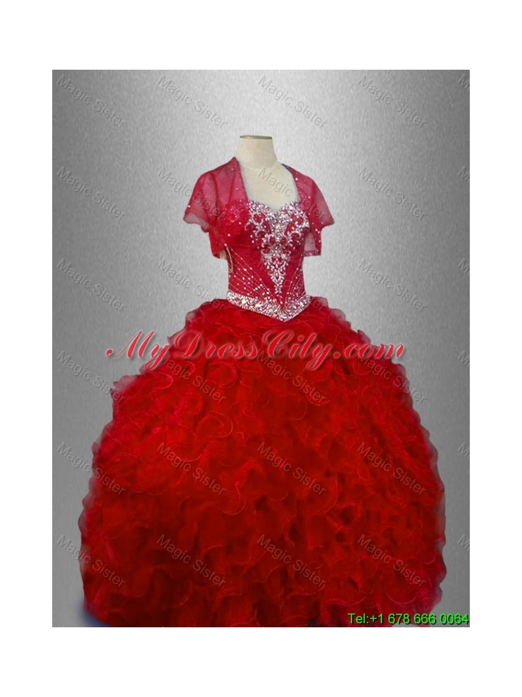 Ball Gown New Arrivals Sweet 16 Dresses with Ruffles