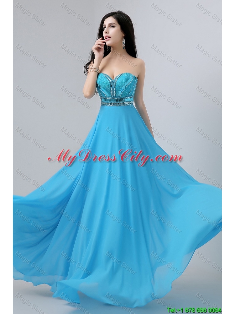 Latest Sweetheart Prom Dresses with Beading and Sequins