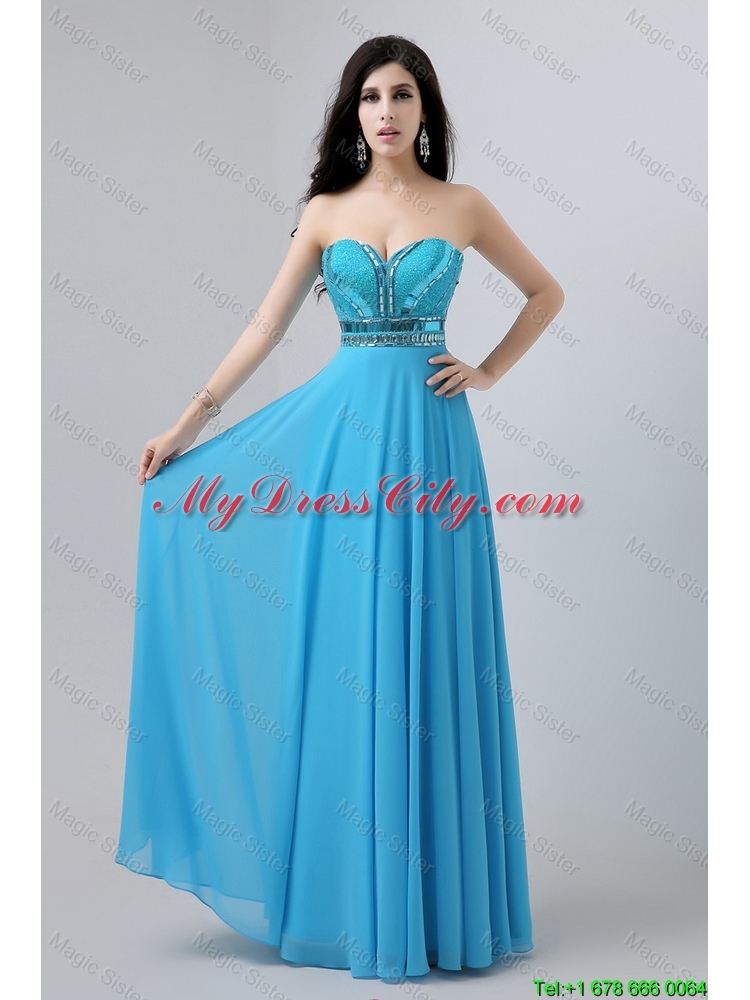 Latest Sweetheart Prom Dresses with Beading and Sequins