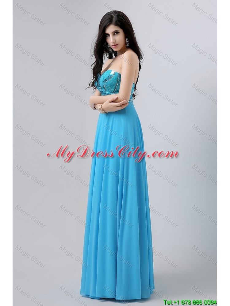 Latest Sweetheart Prom Dresses with Beading and Sequins