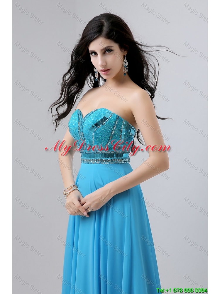 Latest Sweetheart Prom Dresses with Beading and Sequins