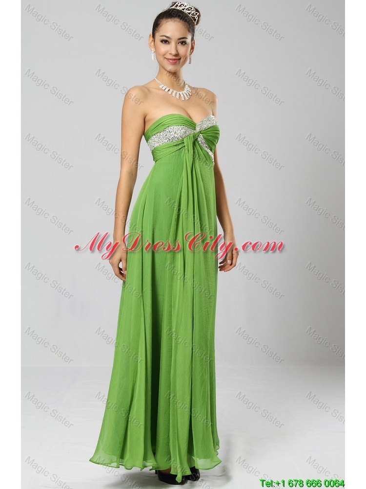 Discount Sweetheart Ankle Length Prom Dresses with Sequins