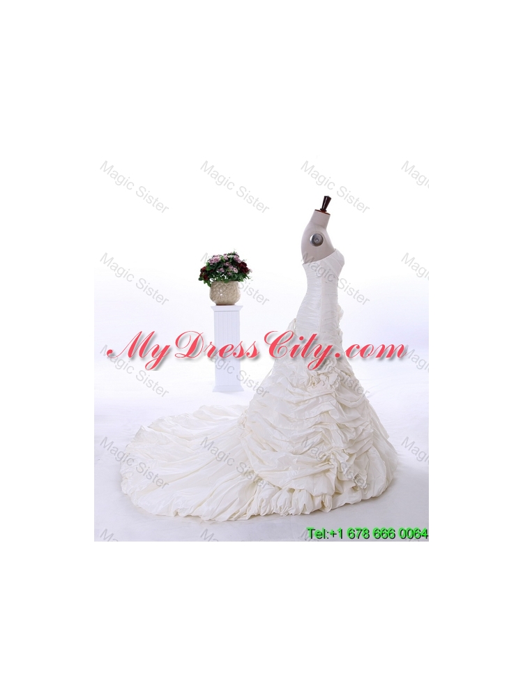 Most Popular A Line Strapless Wedding Dresses