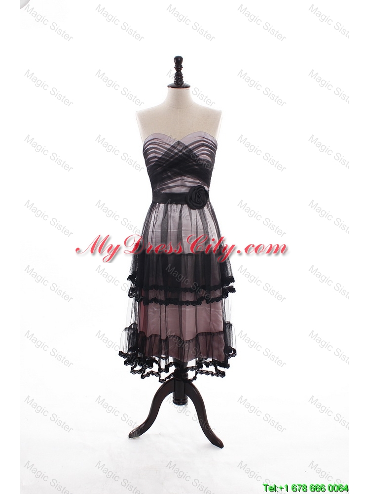 Low price A Line Sweetheart Prom Dresses with Ruffled Layers