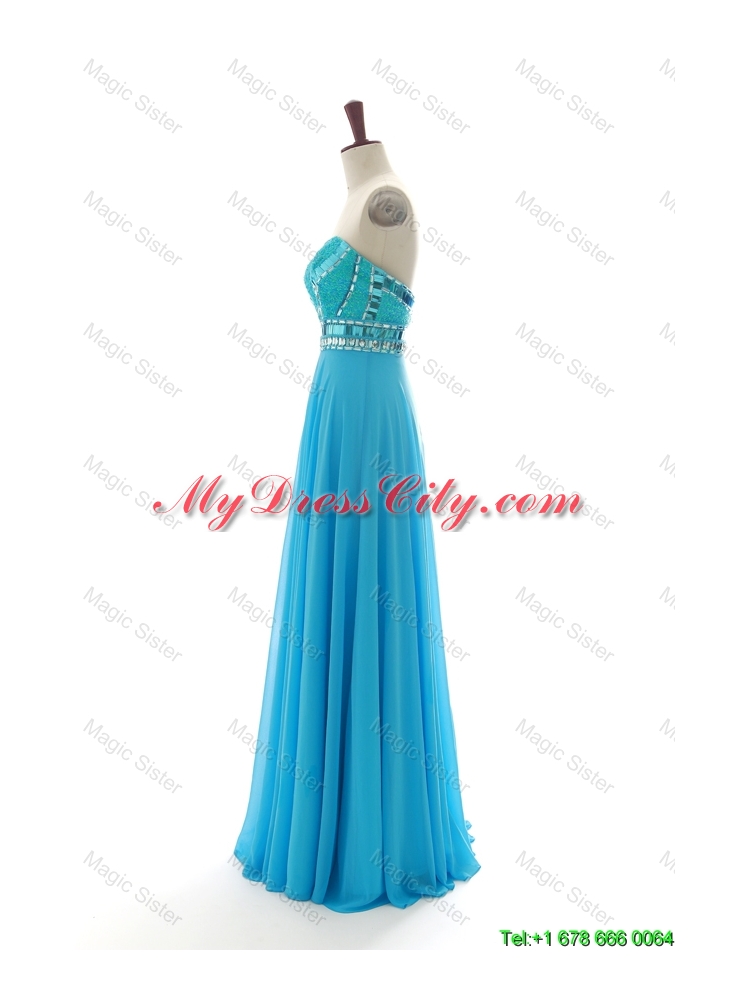 New Style Empire Sweetheart Prom Dresses with Sequins and Beading