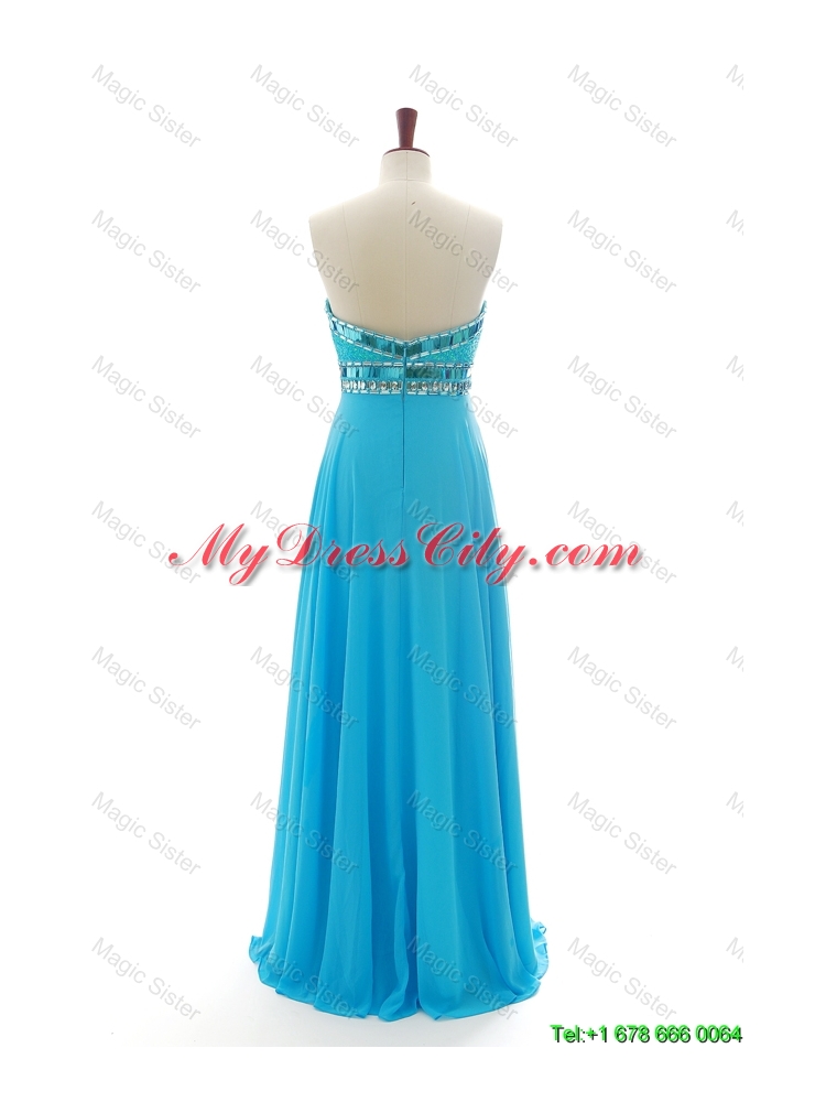 New Style Empire Sweetheart Prom Dresses with Sequins and Beading