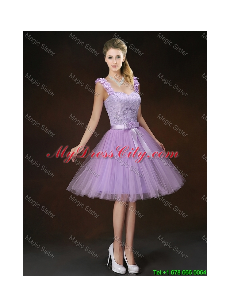 Popular Knee Length Prom Dresses with Halter Top