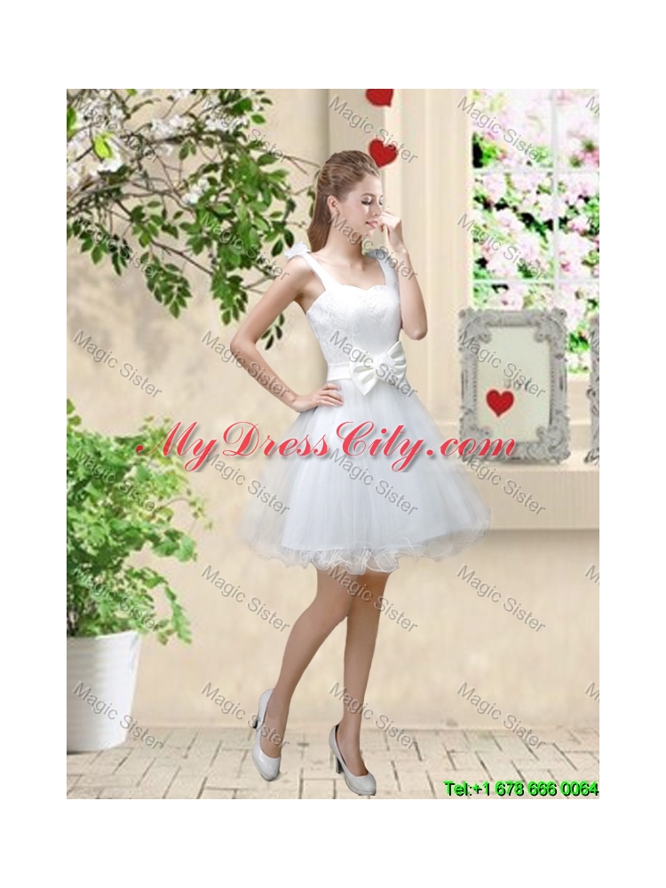 Discount One Shoulder Appliques Prom Dresses in White