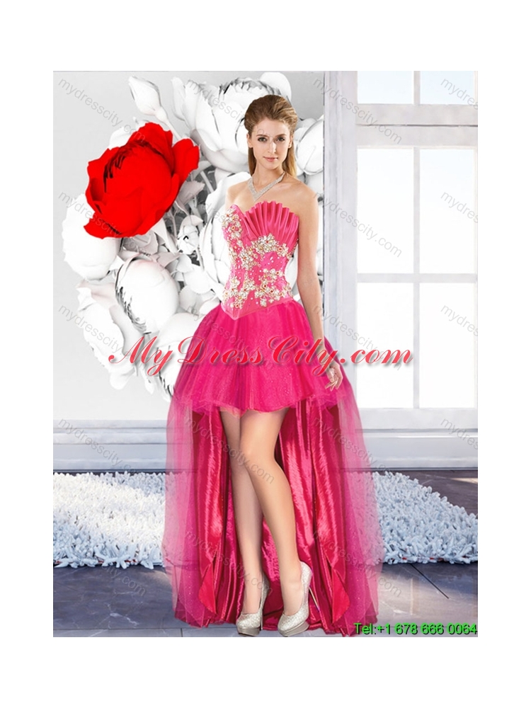 2015 Winter Beaded and Ruffles Inexpensive Detachable Quinceanera Dresses