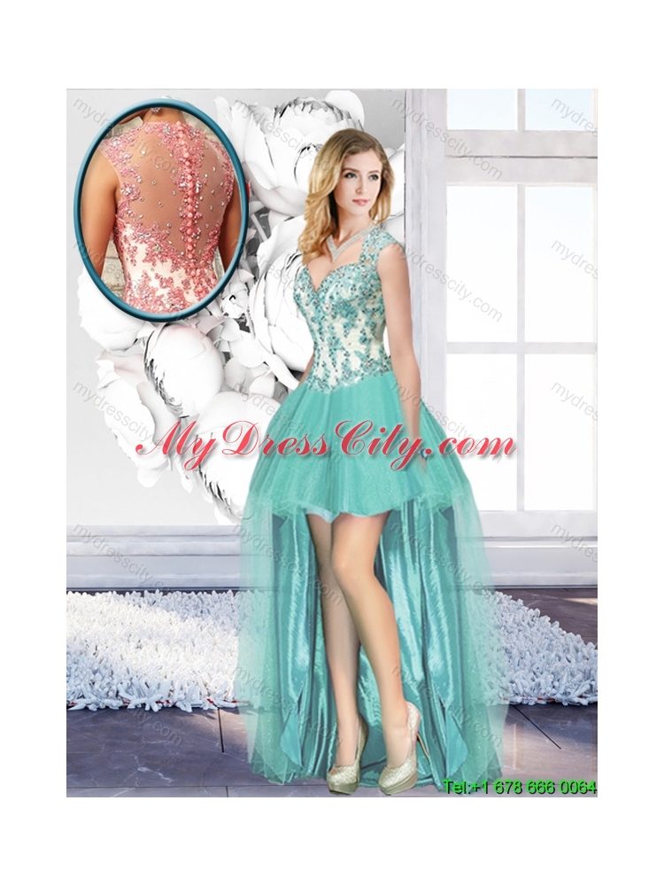 2015 Winter New Arrivals Straps Detachable Quinceanera Dresses in Rust Red