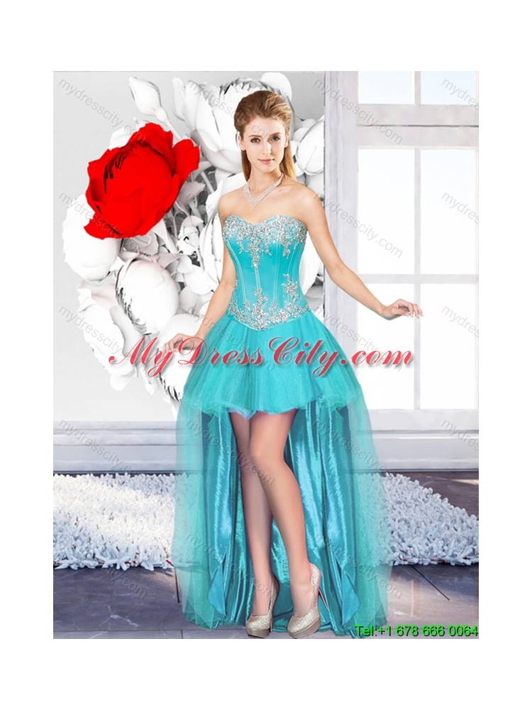 2016 Spring Best Selling Sweetheart Detachable Quinceanera Gowns with Beading