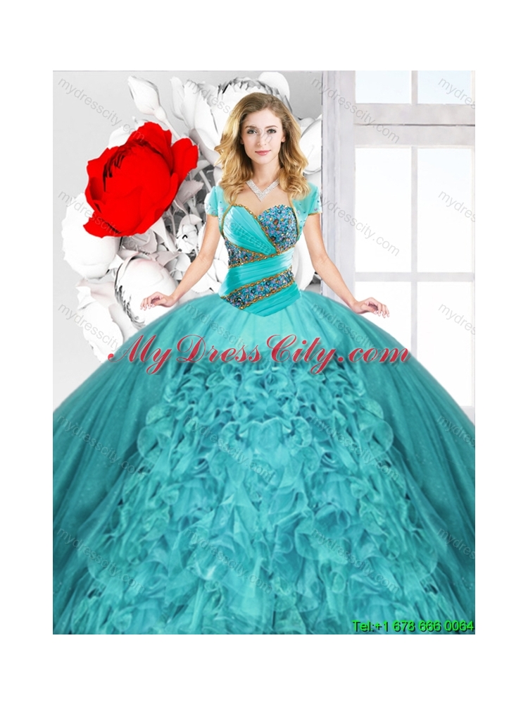 2016 Spring New Style Sweetheart Quinceanera Dresses with Lace Up