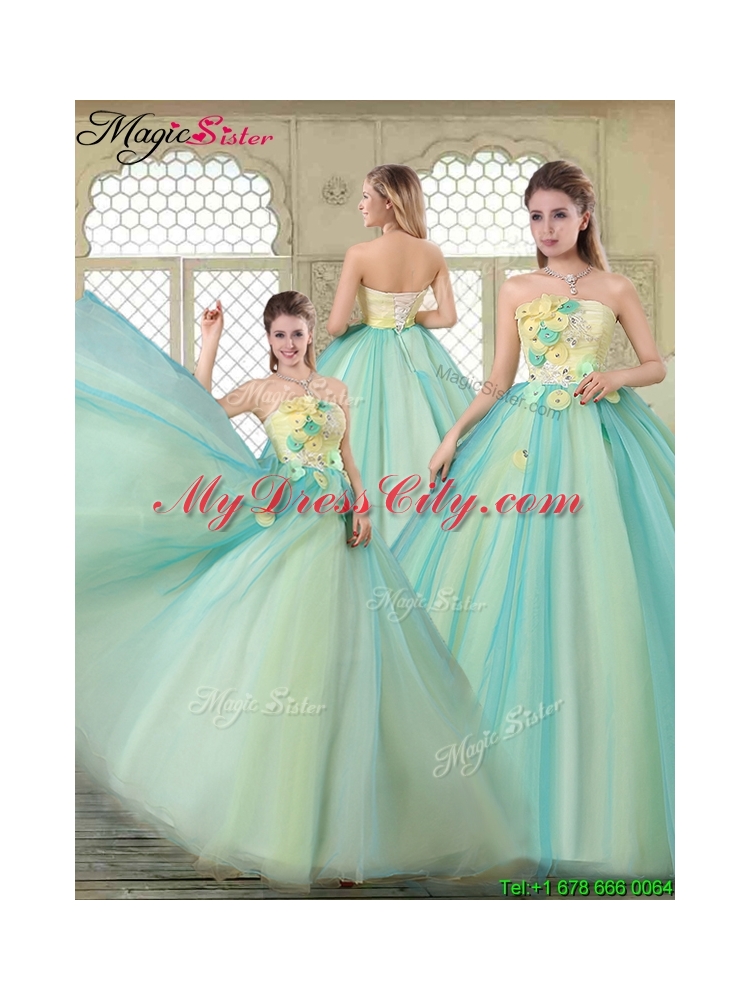 New Arrivals Strapless Quinceanera Dresses with Appliques