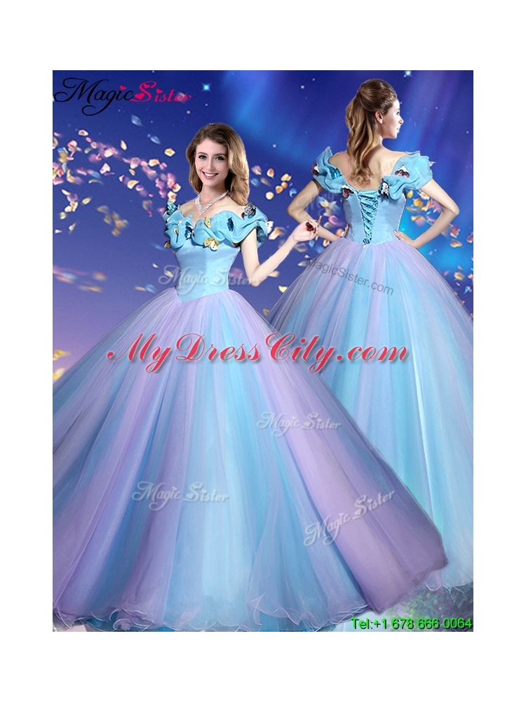 Gorgeous Off the Shoulder Quinceanera Dresses in Multi Color