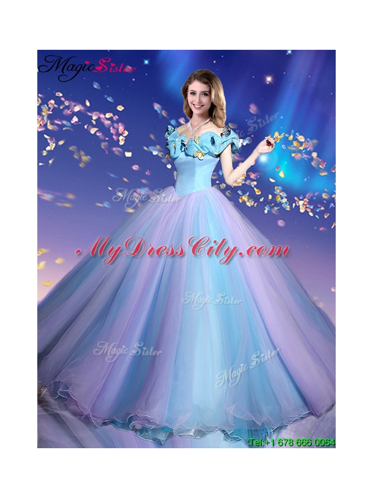 Gorgeous Off the Shoulder Quinceanera Dresses in Multi Color