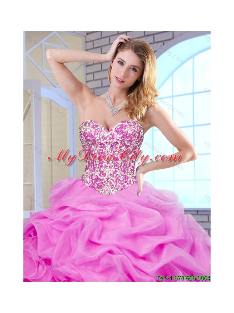 Elegant Yellow Quinceanera Gowns with Beading and Ruffles