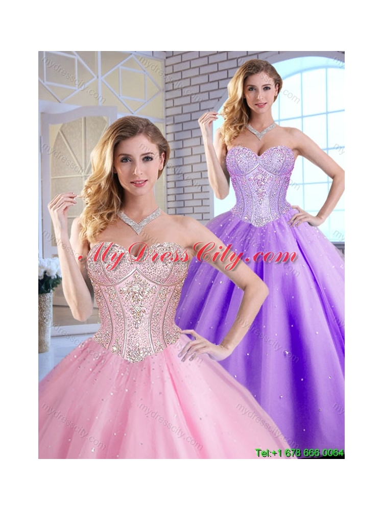 2016 Perfect Sweetheart Quinceanera Dresses Beading and Sequins