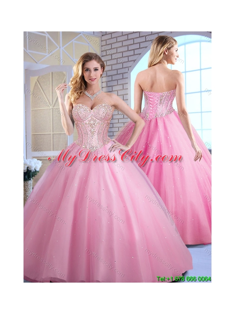 2016 Perfect Sweetheart Quinceanera Dresses Beading and Sequins