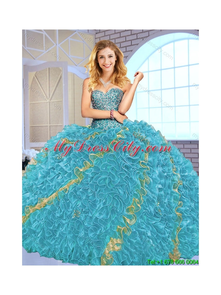 Hot Sale Floor Length Quinceanera Dresses with Lace Up