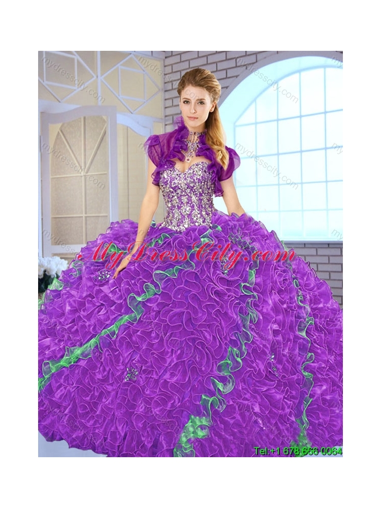 2016 Fall Beautiful Multi Color Quinceanera Dresses with Sweetheart