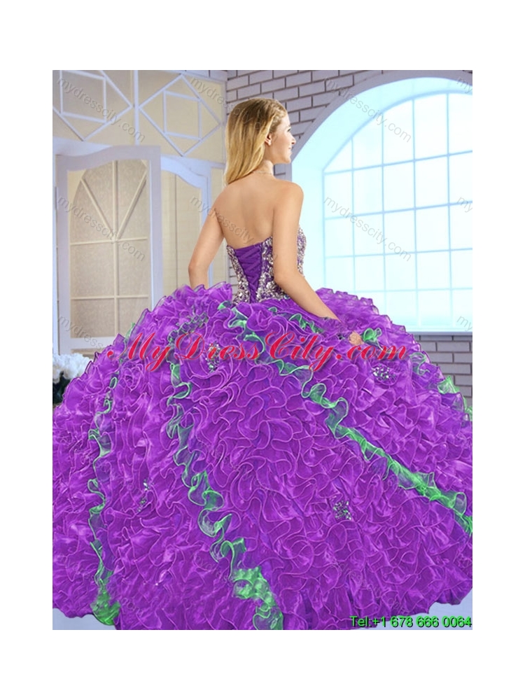 2016 Fall Beautiful Multi Color Quinceanera Dresses with Sweetheart