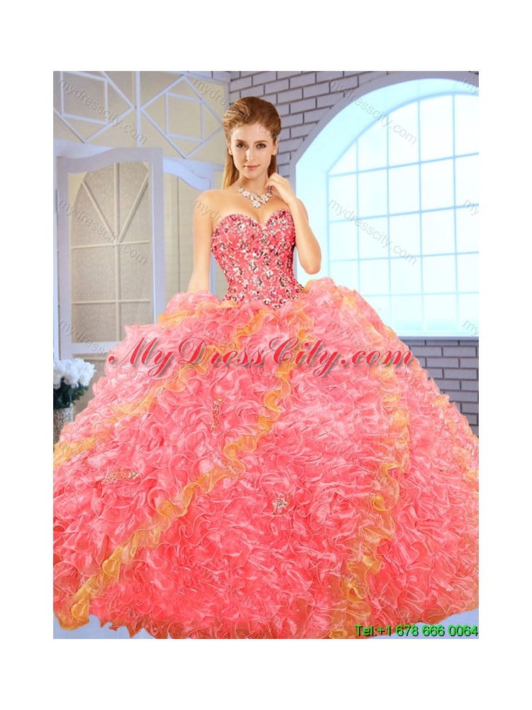 2016 Fall Beautiful Multi Color Quinceanera Dresses with Sweetheart