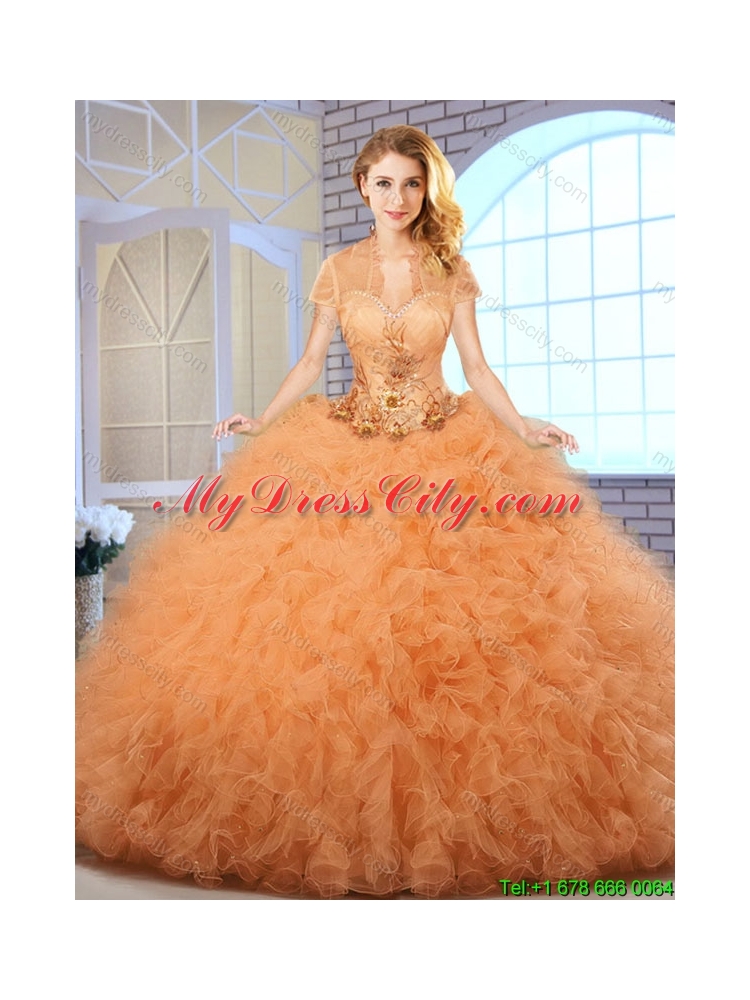 Elegant Ball Gown Sweetheart Quinceanera Dresses with Ruffles