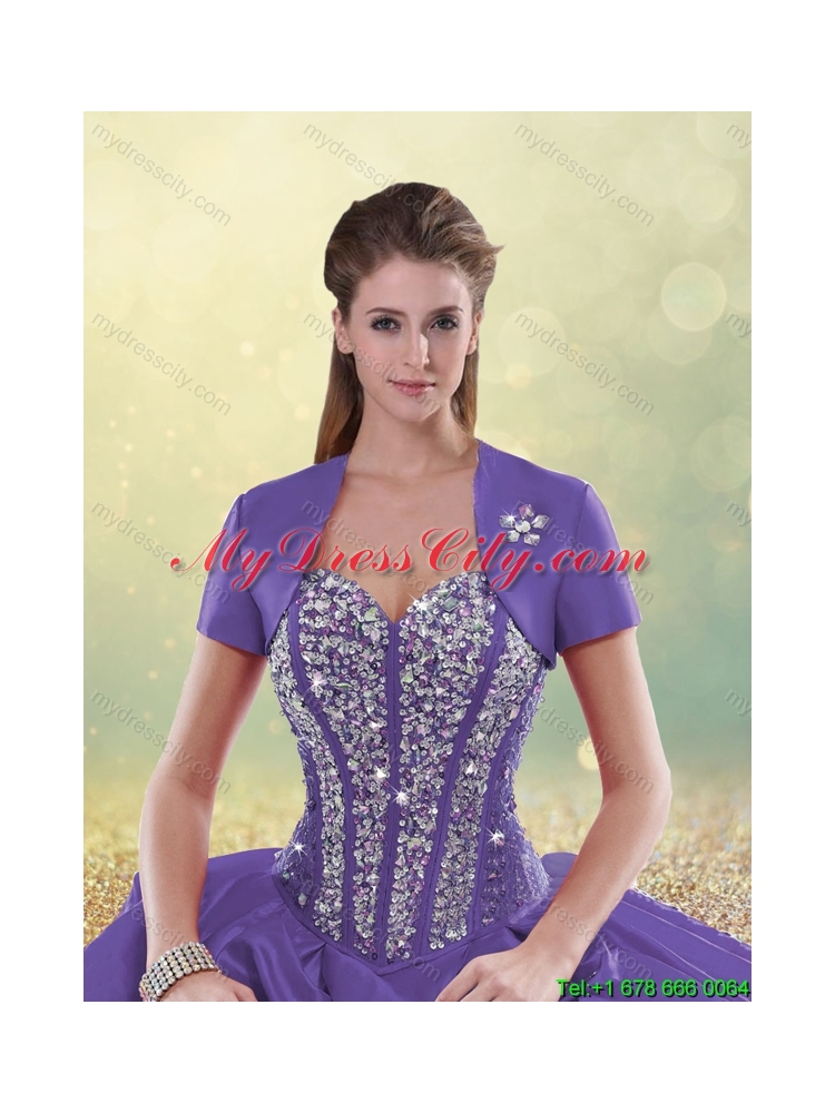 Elegant Spring Sweet 16 Dresses with Beading and Appliques