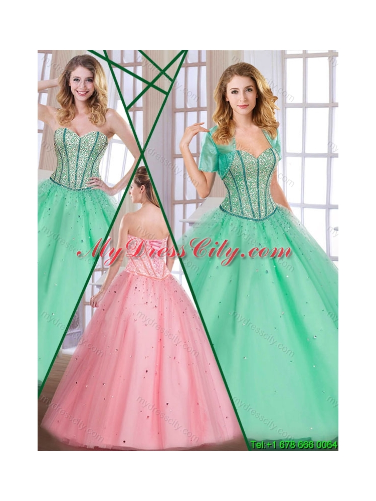 Exclusive Sweetheart Quinceanera Dresses with Beading