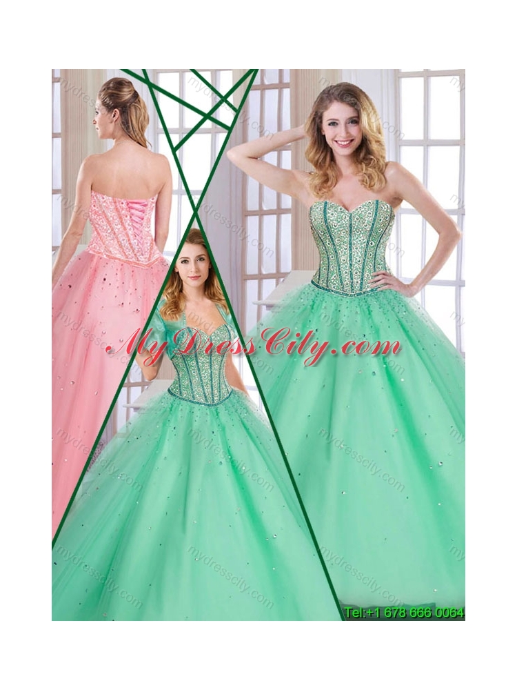 Exclusive Sweetheart Quinceanera Dresses with Beading