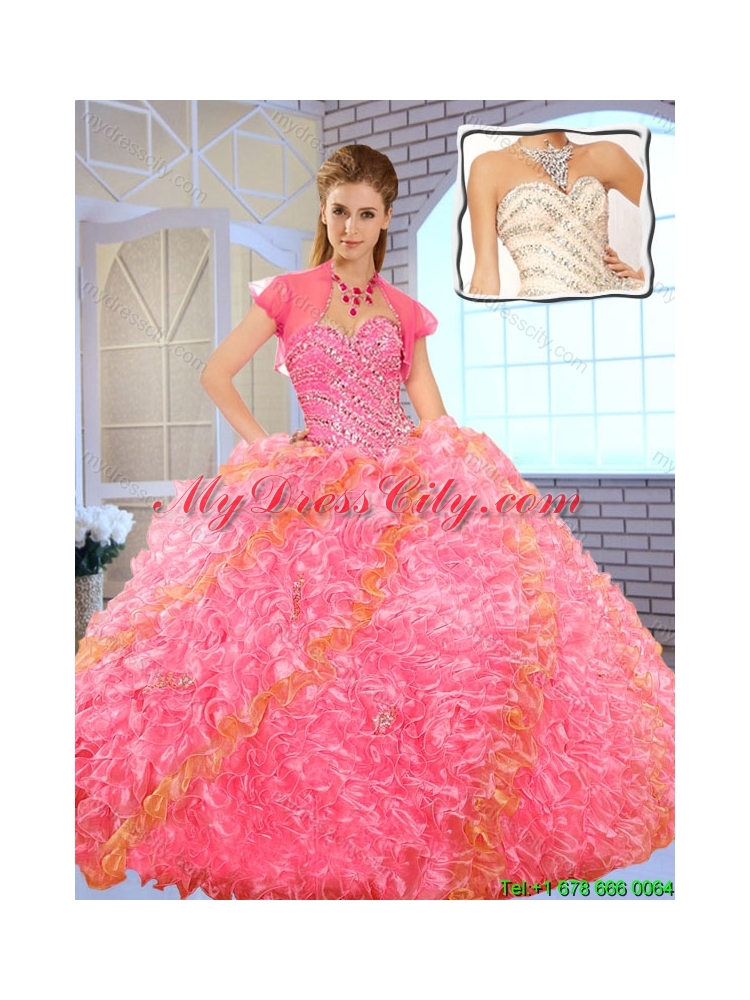 Pretty Sweetheart Beading Quinceanera Dresses in Multi Color