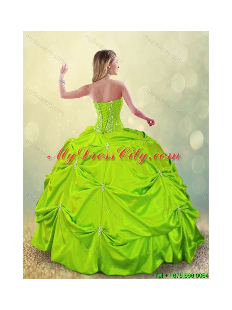 Classical Ball Gown Sweet 16 Dresses with Beading for 2016