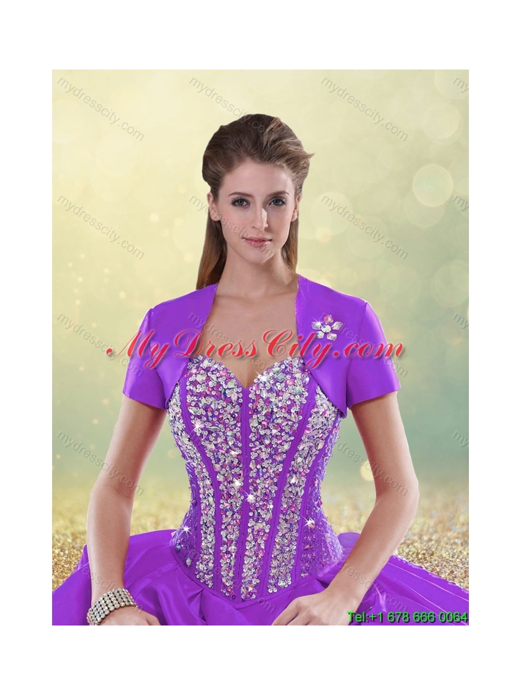 Classical Sweetheart Beading Quinceanera Dresses with Pick Ups