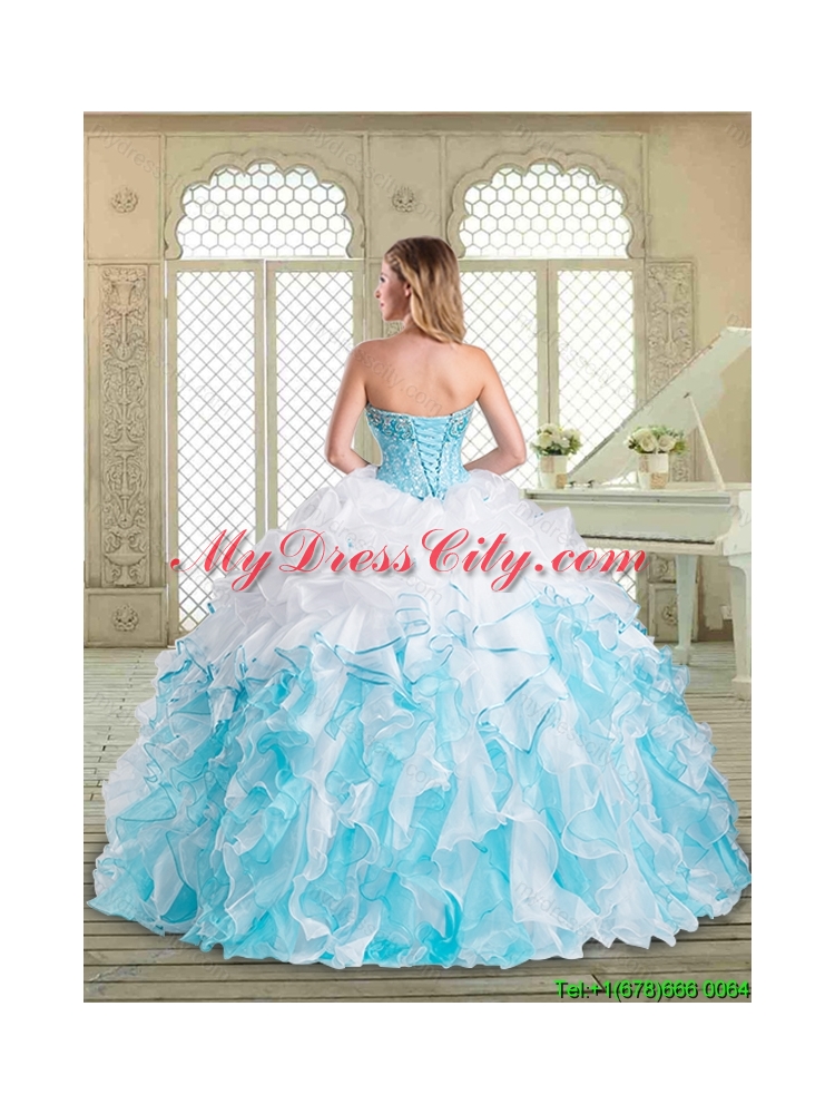 Best Sweetheart Quinceanera Gowns with Ruffles and Pick Ups