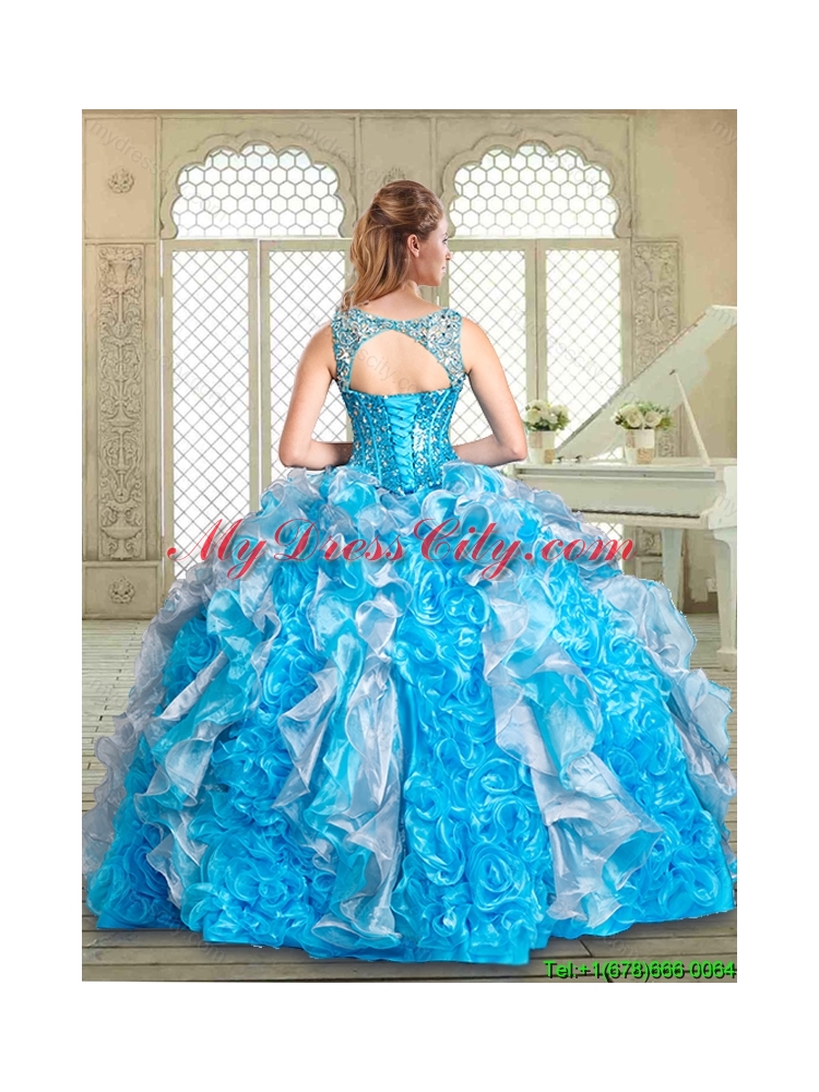 Elegant Quinceanera Dresses with Paillette and Ruffles for Summer