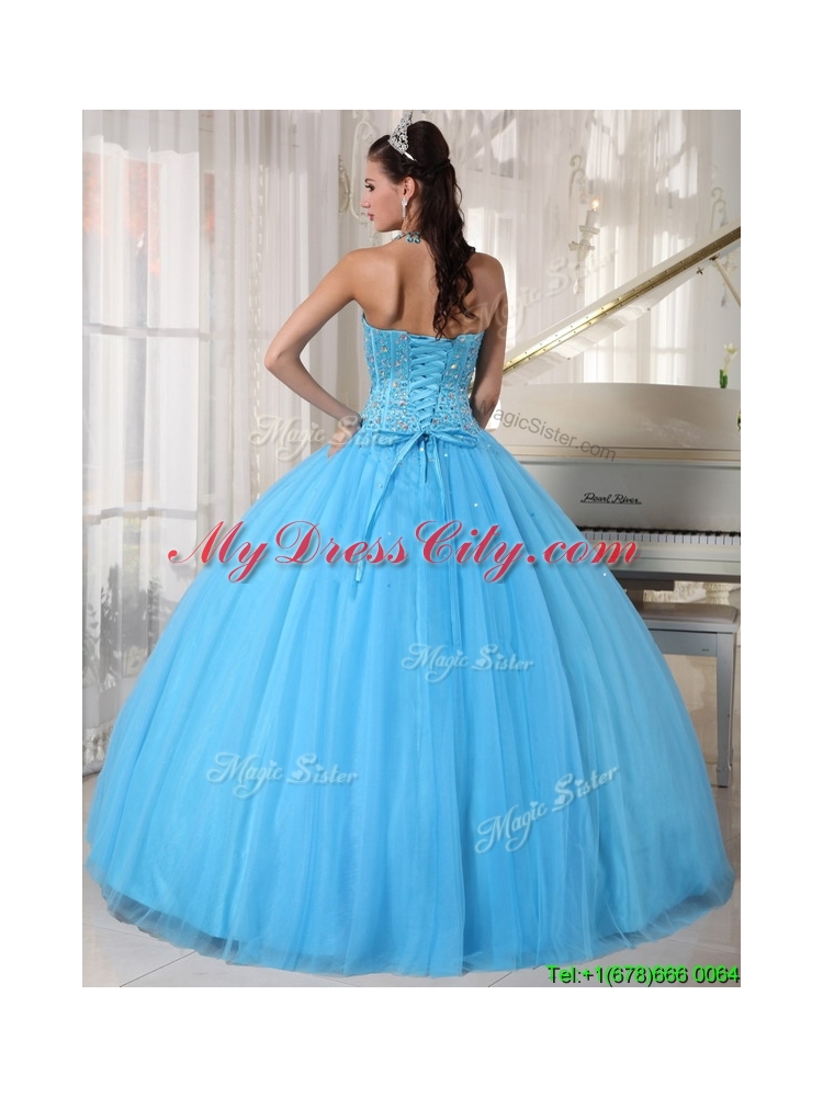 2016 Pretty  Sweetheart Ball Gown Beading Quinceanera Dresses