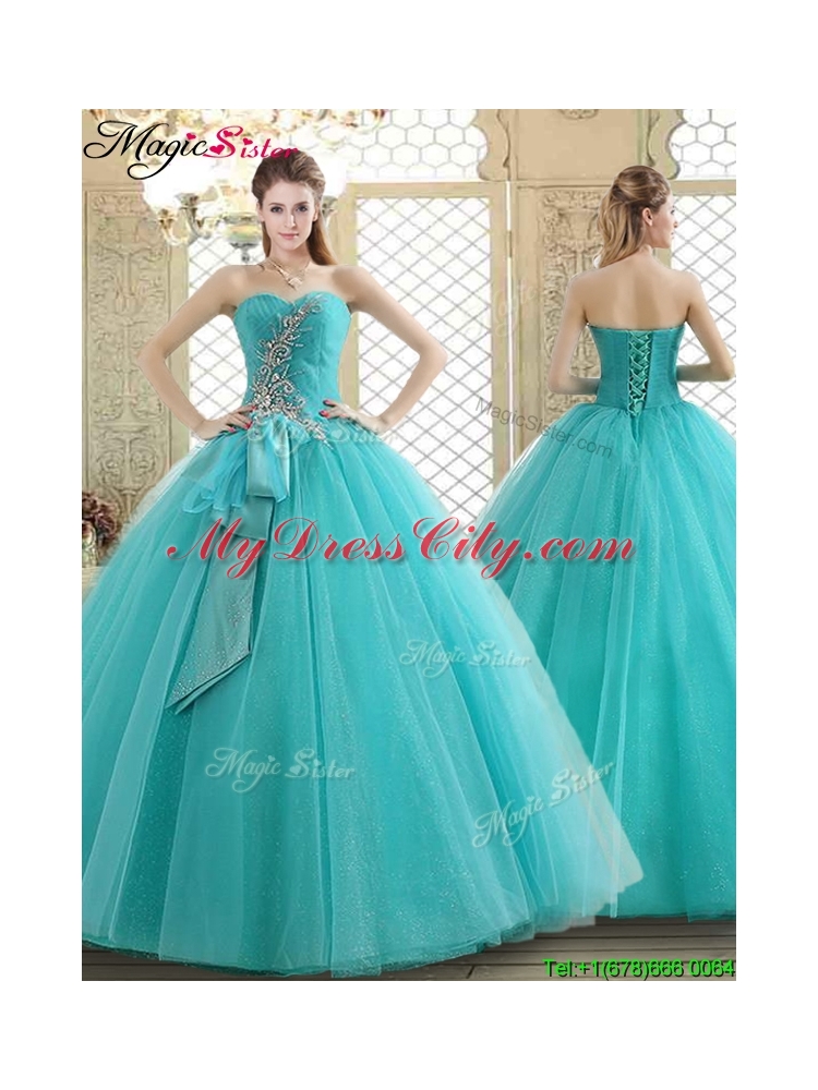 Lovely Sweetheart Quinceanera Dresses with Beading and Paillette