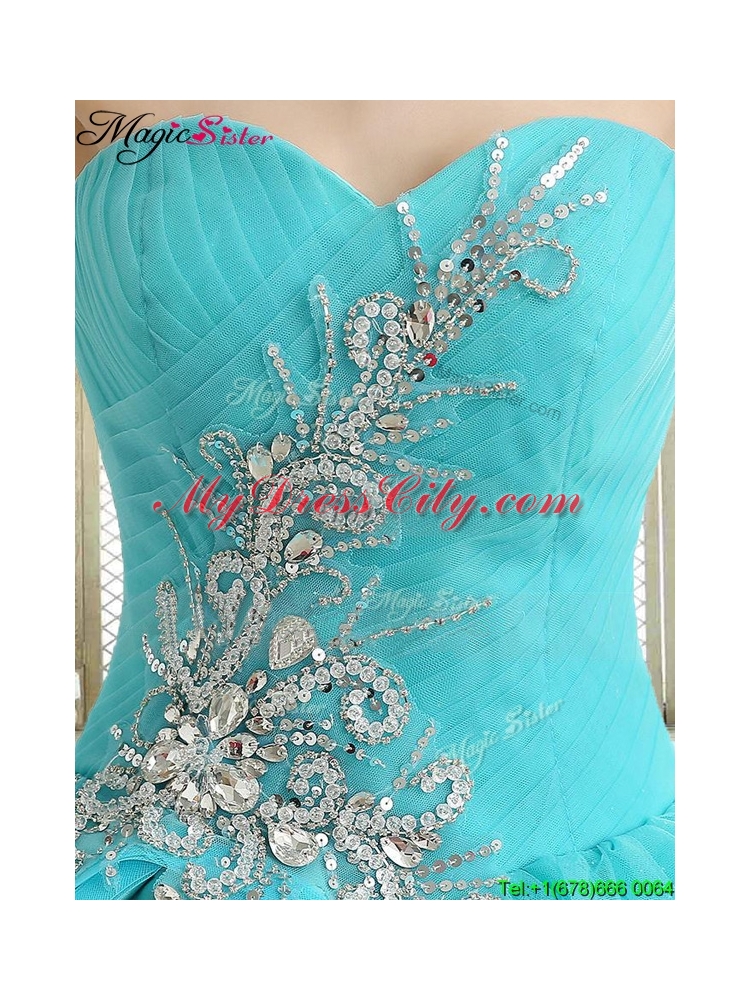 Lovely Sweetheart Quinceanera Dresses with Beading and Paillette