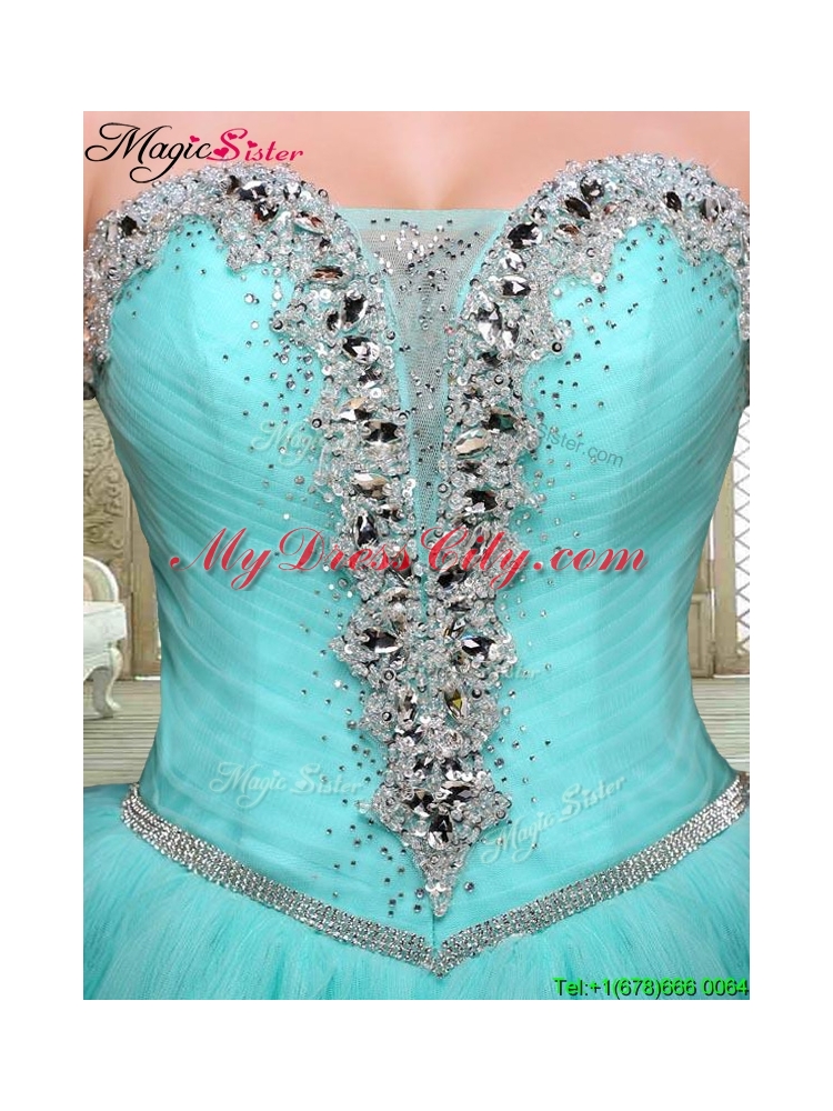 Perfect Sweetheart Quinceanera Dresses with Beading and Ruffles